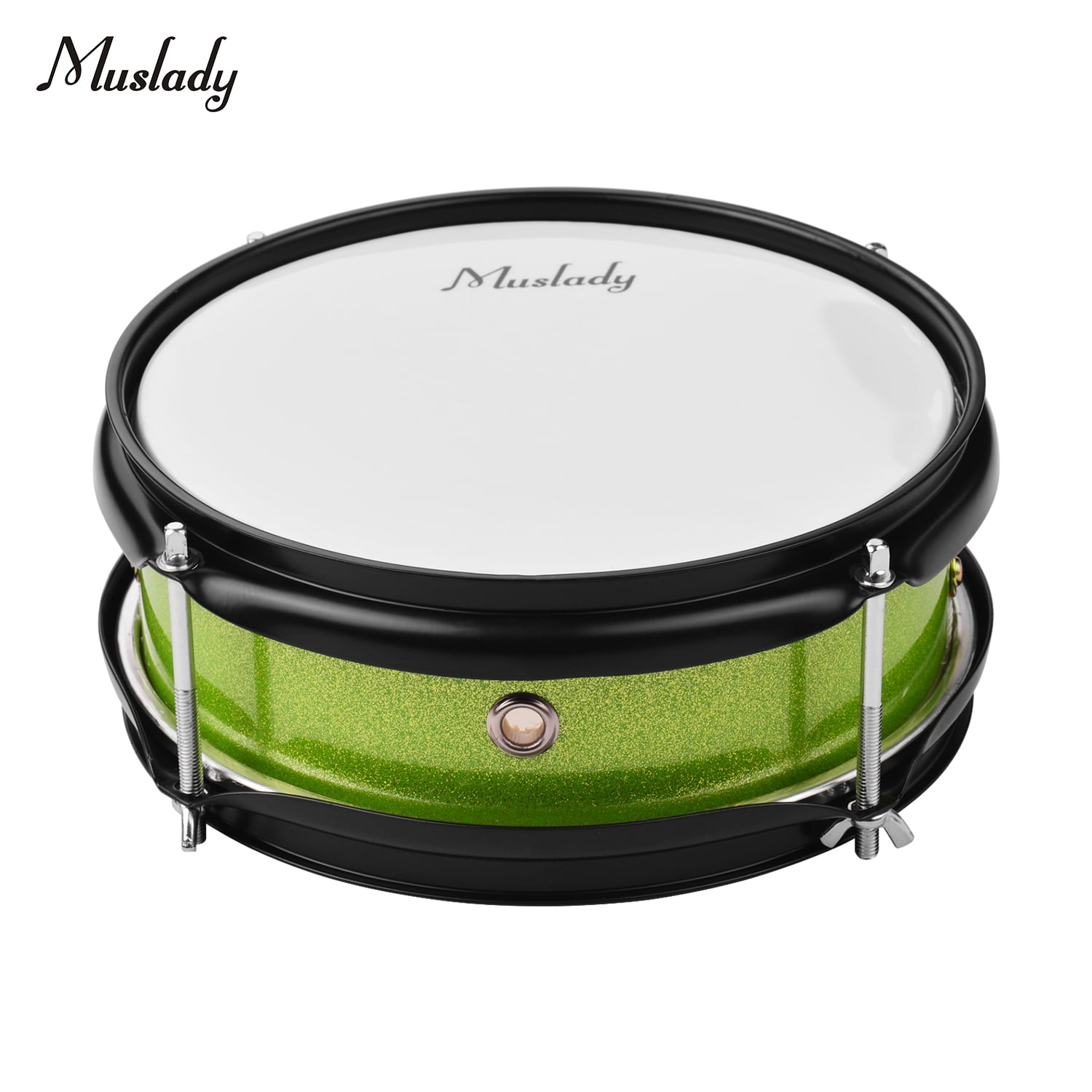 Muslady 8inch Snare Drum Head with Drumsticks Shoulder Strap Drum Key