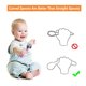 thumbnail image 5 of Juego de cuchara y tenedor para niños pequeños, cuchara para bebés, tenedor de vajilla para niños pequeños, cuchara tenedor de acero inoxidable, 5 of 5