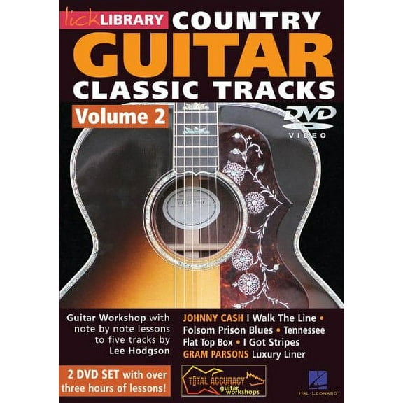 LEARN COUNTRY GUITAR CLASSICS VOL 2 (2 DVD SET)