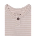 thumbnail image 3 of easy-peasy Baby Short Sleeve Henley Stripe Bodysuit, Sizes 0-24 Months, 3 of 5
