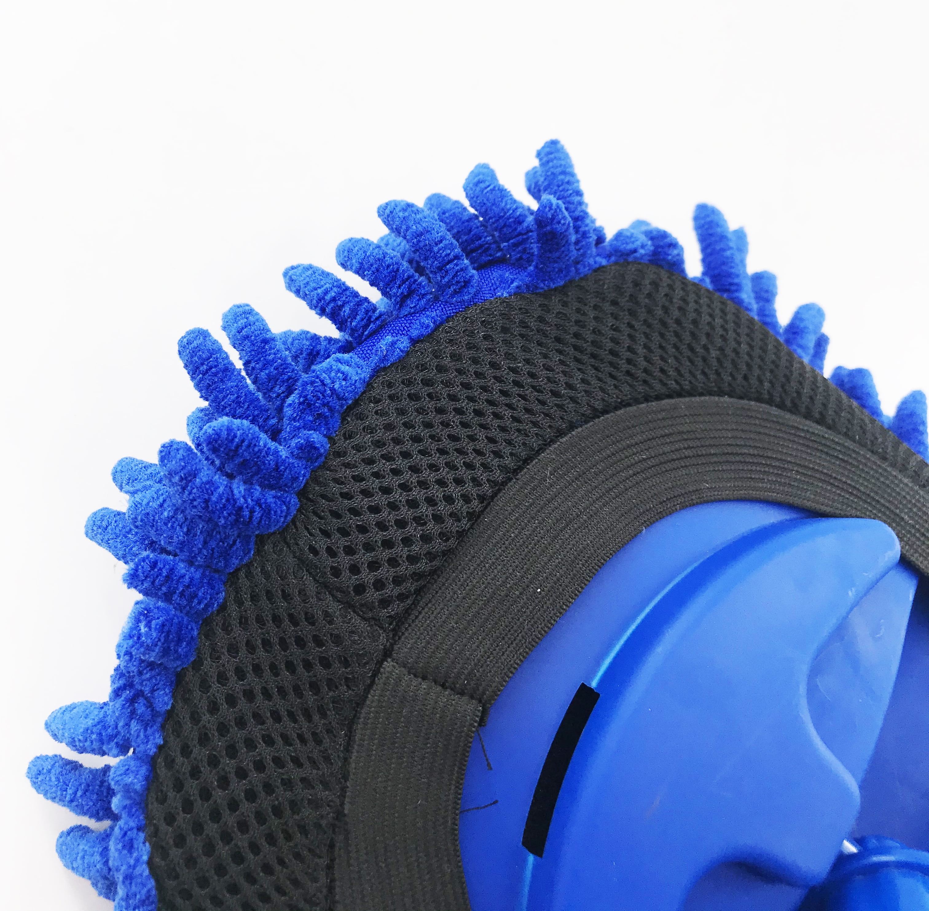 Auto Drive Car Wash Microfiber Mop, Blue, Aluminum Telescoping Handle, 48 in