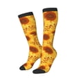 thumbnail image 2 of Bingfone Compression Socks for Women and Men Long Socks for Running Athletic Cycling Nurse-Vintage Leopard Print Sunflower, 2 of 8