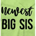 thumbnail image 2 of Newest Big Sis Sisters Older Sibling Youth T Shirt Tee Girls Infant Toddler Brisco Brands 3T, 2 of 5