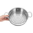 thumbnail image 2 of FONDOTIN Metal Steamer Basket Vegetable Steamer Circular Steaming Healthy Meals 1Pack, 2 of 6