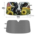thumbnail image 2 of Car Windshield Sun Shade Funny for Car Front Window Cow Sunflower Farm Foldable Car Sunshade Windshield | Vehicle Car Sun Visor UV Rays &Heat Blocker Covers Auto Window Protector, 2 of 5