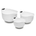 thumbnail image 2 of Cuisinart Set of 3 BPA-free Mixing Bowls, White, 2 of 2