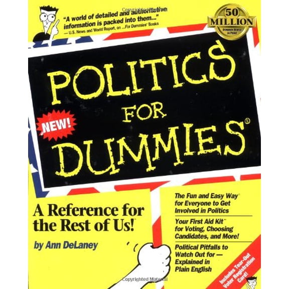 Pre-Owned Politics for Dummies (Paperback) 156884381X 9781568843810