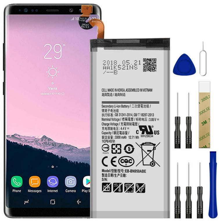 Replacement Battery EB-BN950ABE EB-BN950ABA For Samsung Galaxy Note 8 SM-N950U1 Tool Walmart.com