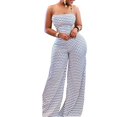 thumbnail image 1 of Monos cruzados con estampado de leopardo para mujer (blanco, XL), 1 of 3