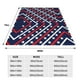 thumbnail image 3 of Fotbe Patriotic Star Pattern Manta de Franela Acolchonada con Estampado, Súper Suave y Esponjosa, Extra Grande para Sofá, Cama, Uso Todo el Año-80"x60", 3 of 7