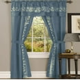 thumbnail image 2 of Achim Fairfield 5 Piece Window Curtain Set - 55x63 - Ice Blue, 2 of 3