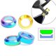 thumbnail image 2 of Titanium Alloy Concave-convex Gasket Tc4 Brake Clamp Fixed Screw Gasket M6 Screwcolorful4pcs, 2 of 5