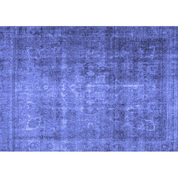 Ahgly Company Indoor Rectangle Persian Blue Traditional Area Rugs, 4' x 6'