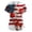 209#Vermilion, variant on Women's Independence Day Flag Scrub Top V-Neck with Pockets Medical Uniform Camel 3XL