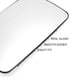 thumbnail image 4 of Reemplazo de vidrio del espejo retrovisor izquierdo superior calefaccionado de Unique Bargains, vidrio blanco, compatible con Mercedes Sprinter 95-06, 4 of 6