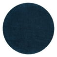 thumbnail image 5 of Unique Loom Solid Shag Collection Area Rug (7' 10" Round Sapphire Blue/Navy Blue), 5 of 7