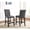 Gray, variant on Solid Wood Blue Counter Stool Set / Slightly Curved High - Back Design