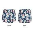 thumbnail image 6 of Sigee Flowers for Women's Athletic Shorts High Waisted Running Shorts Pocket Sporty Short Gym Elastic Workout ShortsMedium, 6 of 9