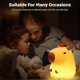 thumbnail image 2 of Capybara Night Light Kids, Dimmable Capybara Night Light, Usb Rechargeable Capybara Lamp - Kawaii Animal Shaped Silicone Lamp - Gift For Kids, Boys A, 2 of 4