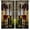 Style, variant on Red Wine Kitchen Curtains Bottles Glasses Grapes Retro Abstract Bedroom Living Room Blackout Rod Pocket Decoration Window Drapes 2 Panels W52xL63in