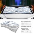 thumbnail image 5 of Bingfone Blue Fish Car Windshield Sun Shade Protector Keep Your Vehicle Cool Sun Shield Visor Cover Foldable for Car Truck SUV-Small, 5 of 8