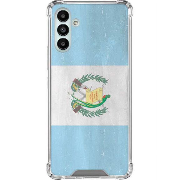 Skinit Countries of the World Guatemala Flag Distressed Galaxy A13 5G Clear Case
