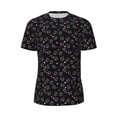 thumbnail image 5 of Wukai Cool Skull Love Print Men's Short-Sleeved Mesh T-Shirt,Quick-Dry Short Sleeve Workout T-Shirt-3X-Large, 5 of 8