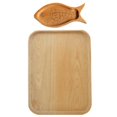 thumbnail image 1 of Bandeja de Almacenamiento de Té BLESIY Juego de Bandejas de Madera, 1 of 8
