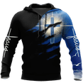 thumbnail image 3 of Sudadera con capucha para hombre con estampado 3D de Jesús cristiano, ropa Harajuku, sudadera con capucha de moda, jersey informal, ropa de calle, nueva chaqueta de gran tamaño, 3 of 4