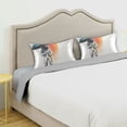thumbnail image 3 of Yayeee Pillowcase Standard Size Set of 2 Satin Wrinkle Resistant Pillow Case, White Astronaut, 3 of 7