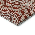 thumbnail image 4 of Addison Rugs Mayfield Washable Transitional Circles Red Rectangle Rug, 3' x 5', 4 of 6