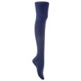 thumbnail image 2 of Lovely Annie Women's 3 Pairs Fashion Thigh High Cotton Socks Size UK 3-8/EUR 36-39(Navy,Blue,Beige), 2 of 4