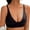 Black, variant on Bras for Women Deep V Neck Wireless Bralettes Seamless Push up Bras Adjustable Spaghetti Straps Padded T Shirt Bra
