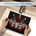 thumbnail image 5 of Rock And Roll Guitar Skull Roses Mouse Pad Non-Slip Rubber Gaming Mousepad Rectangle for Computers Laptop 8.3 x 10.3 in, 5 of 6