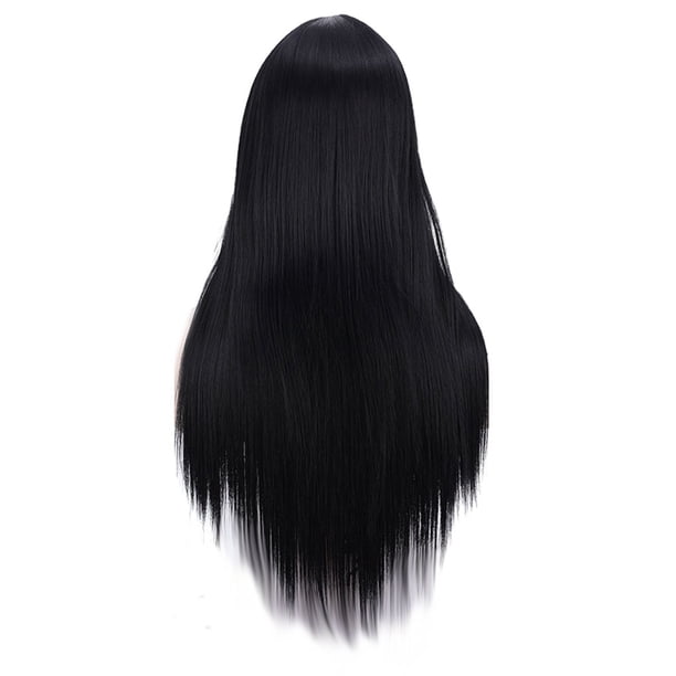 Vogacara Pelucas sintéticas para cabello de aspecto Natural, peluca sintética resistente, peluca de pelo largo y liso, fácil de usar Cuidado del cabello 9582-19