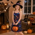 thumbnail image 5 of Aideaone Girls Dresses Halloween Adjustable Strap Sleeveless A Line Dress with Cardigan 2 Piece Set Casual Sundress for Girls 7-14T, 5 of 7