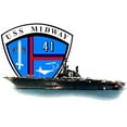 thumbnail image 3 of CafePress - USS Midway CV 41 Large Mug - 15 oz Ceramic Large White Nolvety Mug, 3 of 4