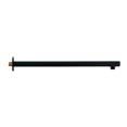 thumbnail image 2 of DAX Brass Round Shower Arm, 12", Matte Black, 2 of 2