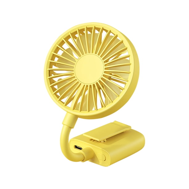Clip on Fan Ventiladores Personales Clip on Fan Ventilador Portátil de Escritorio Ventilador de Tres Velocidades Vento Fuerte Ventilador de Trabajo Silencioso con Fuerte Clip en Manguera