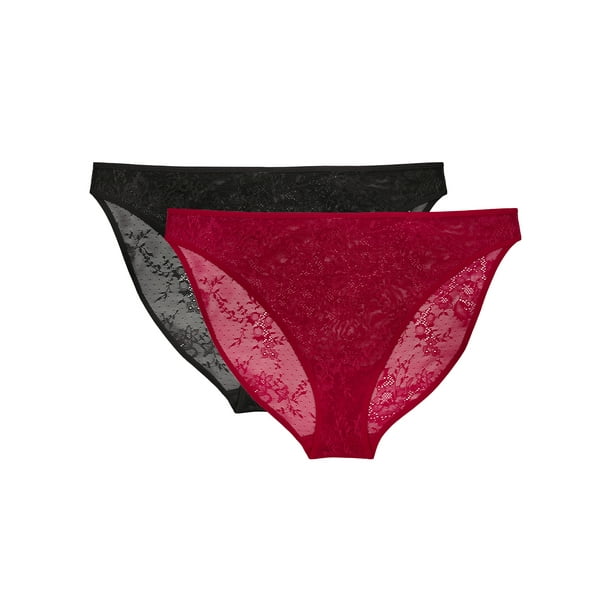 Smart & Sexy Women's Mesh High Leg Panty 2 Pack StyleSA1409