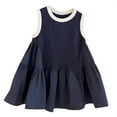 thumbnail image 2 of YHAJDS Toddler Girls Sleeveless Dress Colorblock Sport Casual Summer for 3-8 Years, 2 of 5