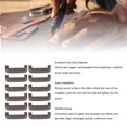 thumbnail image 4 of Zinc Alloy Arch Bridge Buckle, 2pcs Bag Metal Connector Handbag Side Clips Strap Leather Crafts Hardware Color:Bronze,Size:ID 24.5mm for Style, Repair and Decoration, 4 of 7