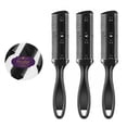 thumbnail image 6 of ACDANC 3pcs Hair Cutter Comb Double Side Haircut Scissors Metal Razor Plastic Hair Comb Cutter Trimmer with Stainless Steel Hair Shaper Razor for Both Long and Short Hair (Black), 6 of 7