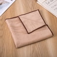 thumbnail image 1 of Clearance Items,npkgvia Hand Towels,Face Towels,Washcloth Microfiber Kitchen Foldable Cleaning Cloth Scratch Proof Reusable Automobile Rag 40x40cm,Bath Towels,Beige, 1 of 9