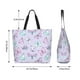 thumbnail image 5 of Disketp Purple Butterfly Bolsa Tote Estampada para Mujer, Bolso de Hombro y de Mano para Compras y Viajes, 5 of 8