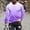 Purple, variant on Long Sleeve Shirts For Men Qiggri Men Casual Gradient Printing Round Neck Long Sleeve Pullover T-Shirt Tops