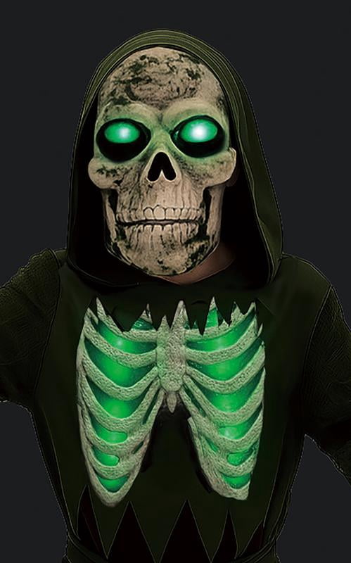 Ghoul Light up Costume for Children, Boy's Size M (8), by Way to Celebrate