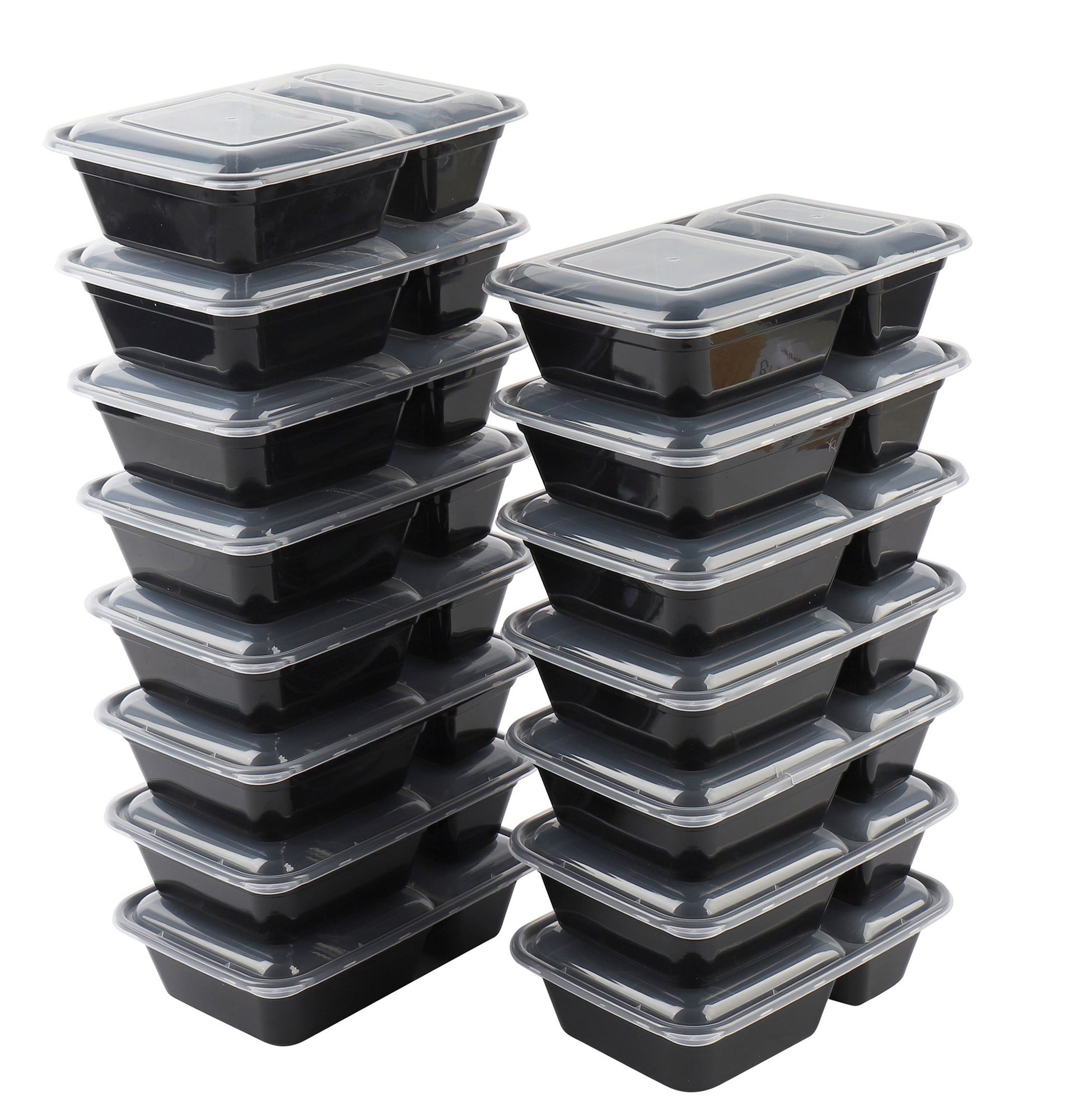 Kitch'nMore 38oz Meal Prep Containers, Extra Large &Thick, 2 Compartment  with Lids,Food Storage Cont…See more Kitch'nMore 38oz Meal Prep Containers