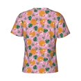thumbnail image 6 of Vsdgher Fruit Print Men's Dry Fit Mesh Athletic Shirts Moisture Wicking Tennis T-Shirt Tops, 6 of 9