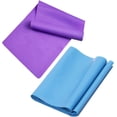 thumbnail image 1 of Banda elástica de resistencia de 6.6 pies, paquete de 2 bandas planas elásticas largas, sin látex, equipo de fitness para gimnasio en casa para fisioterapia, entrenamiento de fuerza, 1 of 5